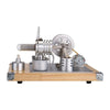 Water-cooled Single Cylinder Stirling Engine Generator Model Educational Toy - stirlingkit