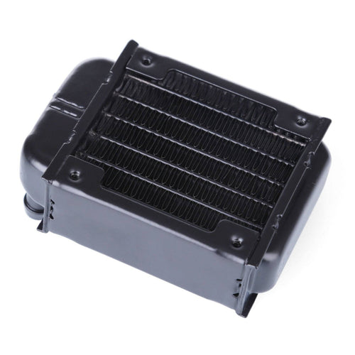 8.3 x 6 x 3.7cm Water-cooled Tank Radiator with Bracket Kit for Toyan Single-cylinder 4-Stroke Engine - stirlingkit