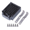 8.3 x 6 x 3.7cm Water-cooled Tank Radiator with Bracket Kit for Toyan Single-cylinder 4-Stroke Engine - stirlingkit