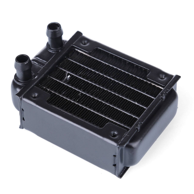 8.3 x 6 x 3.7cm Water-cooled Tank Radiator with Bracket Kit for Toyan Single-cylinder 4-Stroke Engine - stirlingkit