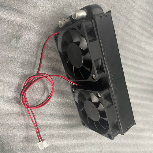 Water-cooling Radiator and Fan for ENJOMOR GS-V8 Engine Models - stirlingkit