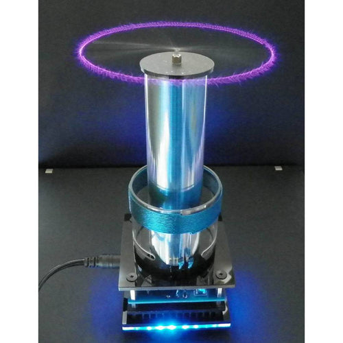 Wireless Bluetooth Musical Tesla Coil Plasma Motor Speaker with 100-240V Adapter - US Plug - stirlingkit