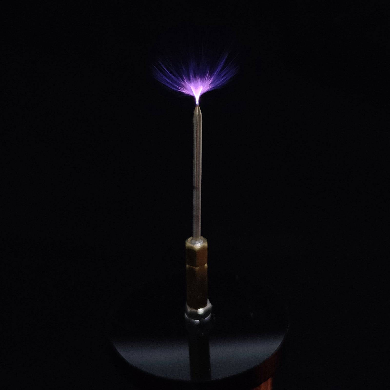 Wireless Power Transmission Table Musical Tesla Coil Plasma Motor Speaker - US Plug - stirlingkit