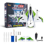 WLZX W500 2.4G 6CH Brushless RC Glider Aircraft Airplane with 6G Self-stabilized Flight Mode - stirlingkit