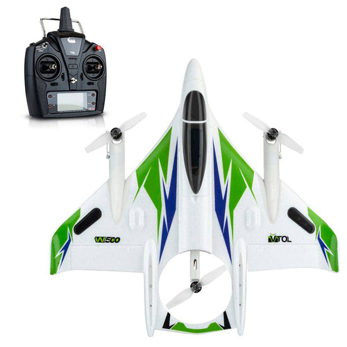 WLZX W500 2.4G 6CH Brushless RC Glider Aircraft Airplane with 6G Self-stabilized Flight Mode - stirlingkit