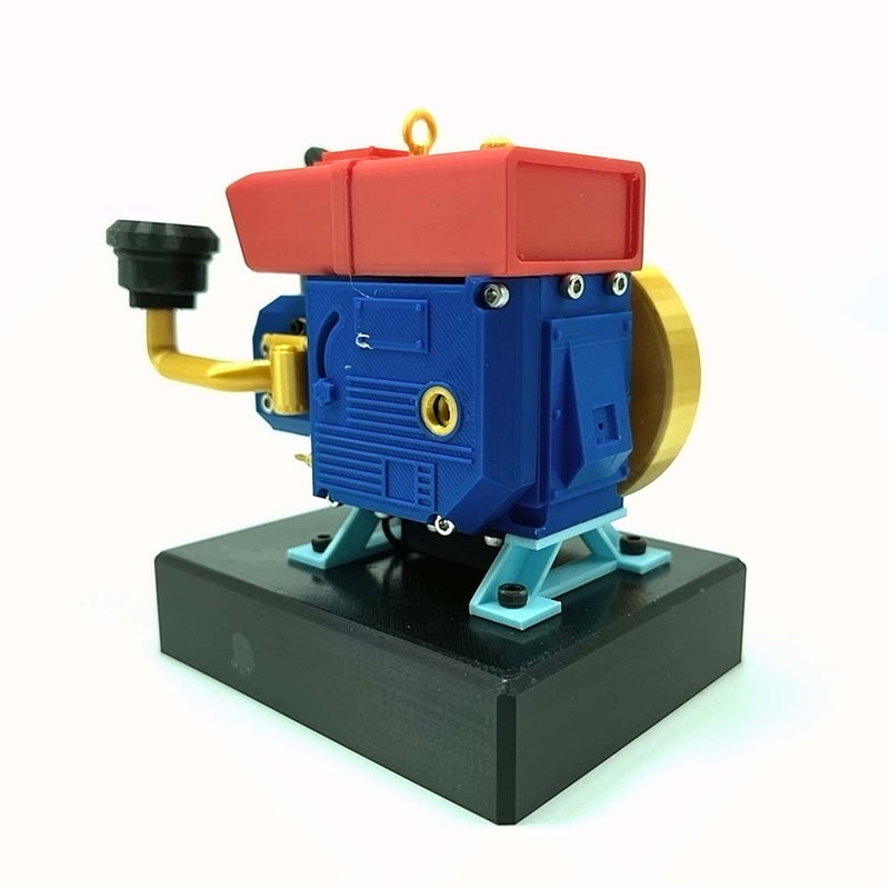 Working 3D-Printed Diesel Car Engine Models Kits Micro Motors - stirlingkit