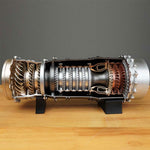 WS-15 Turbofan Engine 1/20 Scale Model DIY Assembly Kits 150+ PCS - stirlingkit