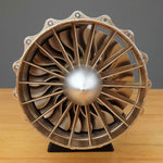 WS-15 Turbofan Engine 1/20 Scale Model DIY Assembly Kits 150+ PCS - stirlingkit