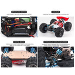 XLF F17 Brushless 1/14 RTR 2.4GHz 4WD 70km/h Full Metal Chassis Remote Control  Car - stirlingkit