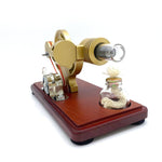 Y-shape Retro LED Stirling Engine Generator Model Educational Science Toy Christmas - stirlingkit