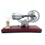 Y-shape Retro LED Stirling Engine Generator Model Educational Science Toy Christmas - stirlingkit