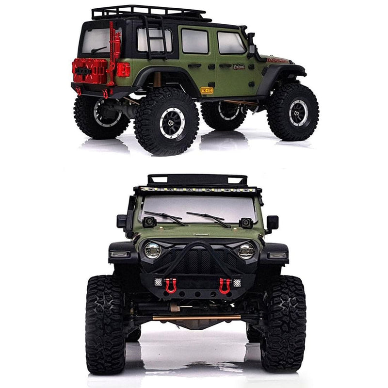 YK 4102PRO 1/10 2.4G 6CH 4WD Off Road Electric RC Crawler Vehicle Car Truck Toy - stirlingkit