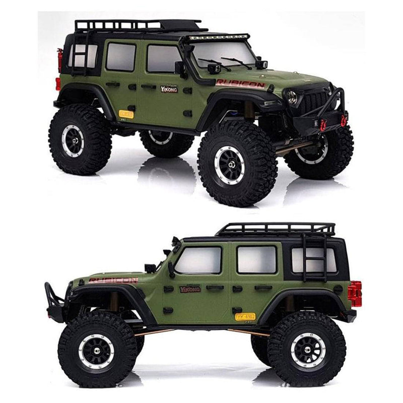 YK 4102PRO 1/10 2.4G 6CH 4WD Off Road Electric RC Crawler Vehicle Car Truck Toy - stirlingkit