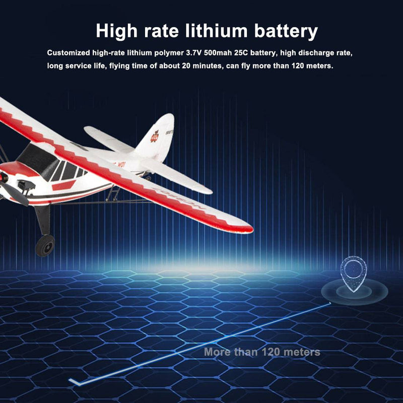 YU XIANG W01-J3 Beginners 2.4GHZ 3CH Electric RC Glider Airplane EPP Aircraft with 6-axis Gyroscope - stirlingkit