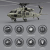 YUXIANG YXZNRC F09 RC Military Helicopter 1/47 2.4G 6CH Brushless RTF for Adults - stirlingkit