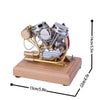 RETROL 4.2CC OHV V-Twin V2 Four-stroke Gasoline Engine Model Ready to Run - stirlingkit