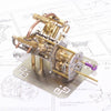 Mini V4 Brass Steam Engine Model Reverse Gearbox (without Boiler) - stirlingkit