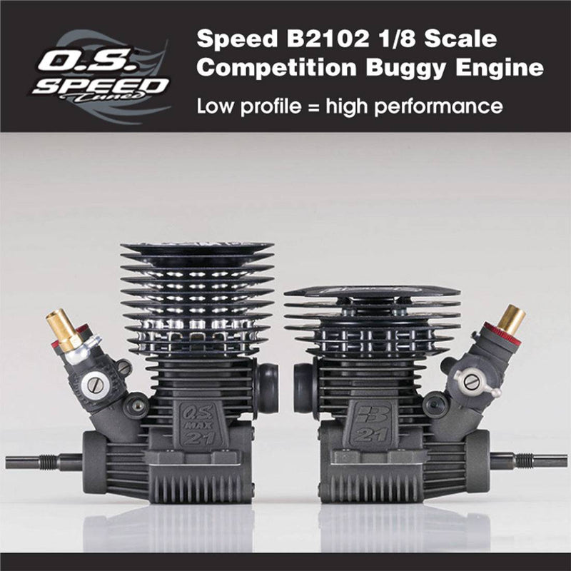 OS Speed B2102 Level 21 3P 1/8 Off-road Vehicle Engine - Low Gravity Engine - stirlingkit