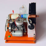 VX Level 18 Single Cylinder 2-stroke Methanol Engine with Water Cooling Radiator - stirlingkit
