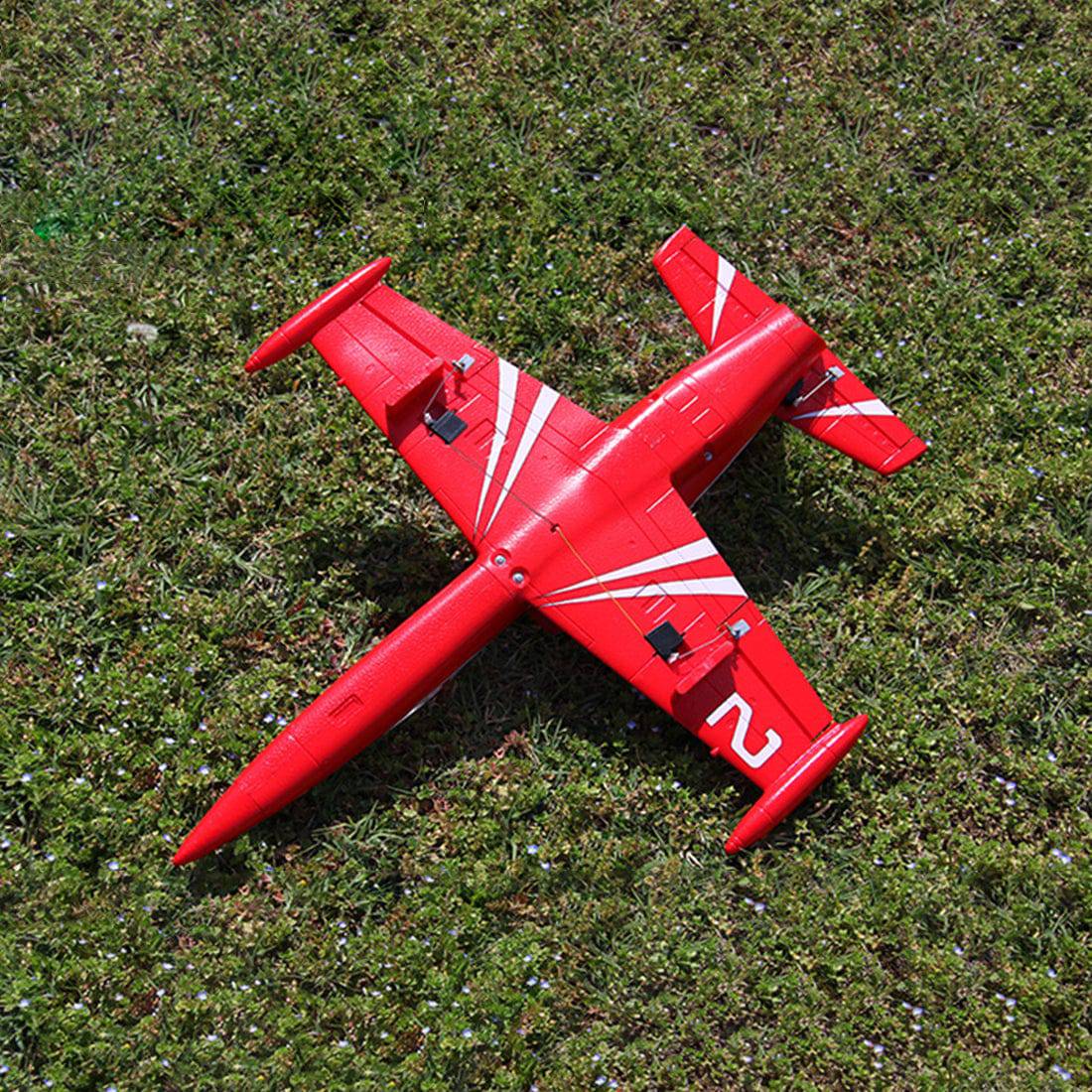 Mini L-39 PNP RC Jet Fighter EPO Bypass Aircraft Airplane Hand Throwing  - Red - stirlingkit