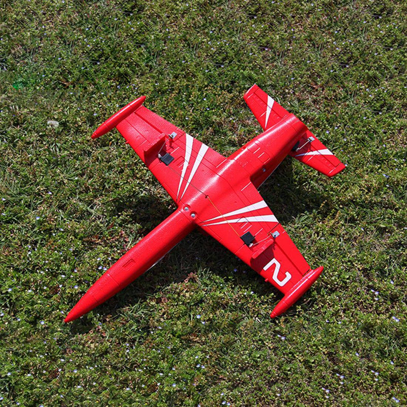 Mini L-39 PNP RC Jet Fighter EPO Bypass Aircraft Airplane Hand Throwing  - Red - stirlingkit