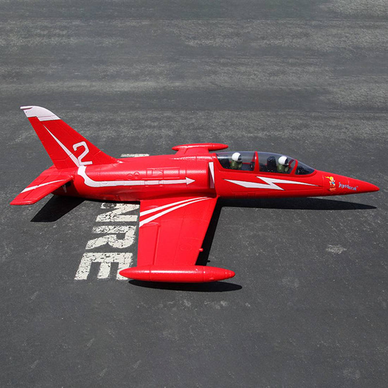 Mini L-39 PNP RC Jet Fighter EPO Bypass Aircraft Airplane Hand Throwing  - Red - stirlingkit