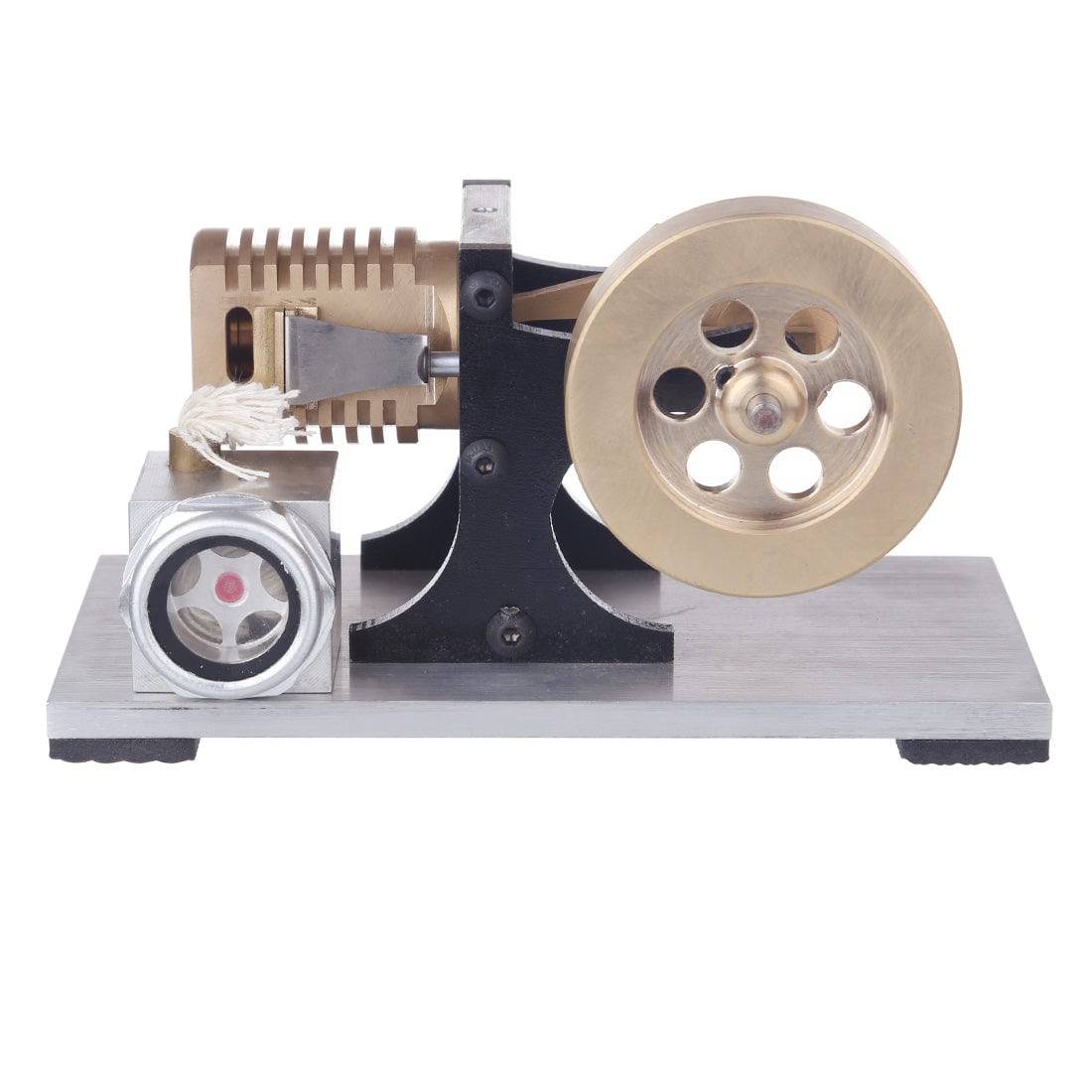 Suction Fire Type Single cylinder Hot Air Stirling Engine Model -Bracket Version - stirlingkit