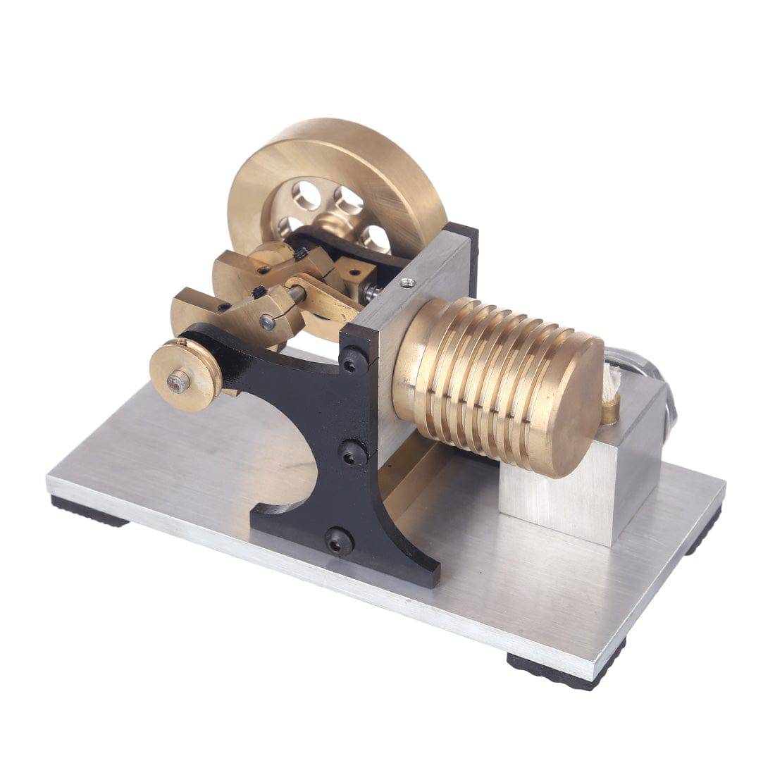 Suction Fire Type Single cylinder Hot Air Stirling Engine Model -Bracket Version - stirlingkit