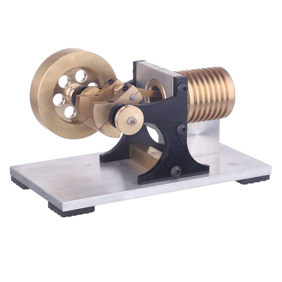 Suction Fire Type Single cylinder Hot Air Stirling Engine Model -Bracket Version - stirlingkit