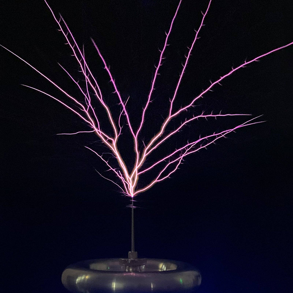 Table Top High Power Music Arc Tesla Coil Artificial Lightning Wireless Power - stirlingkit