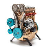 TECHING Build Your Own Inline 4 Cylinder Internal Combustion Assembled Engine - Used Engine - stirlingkit