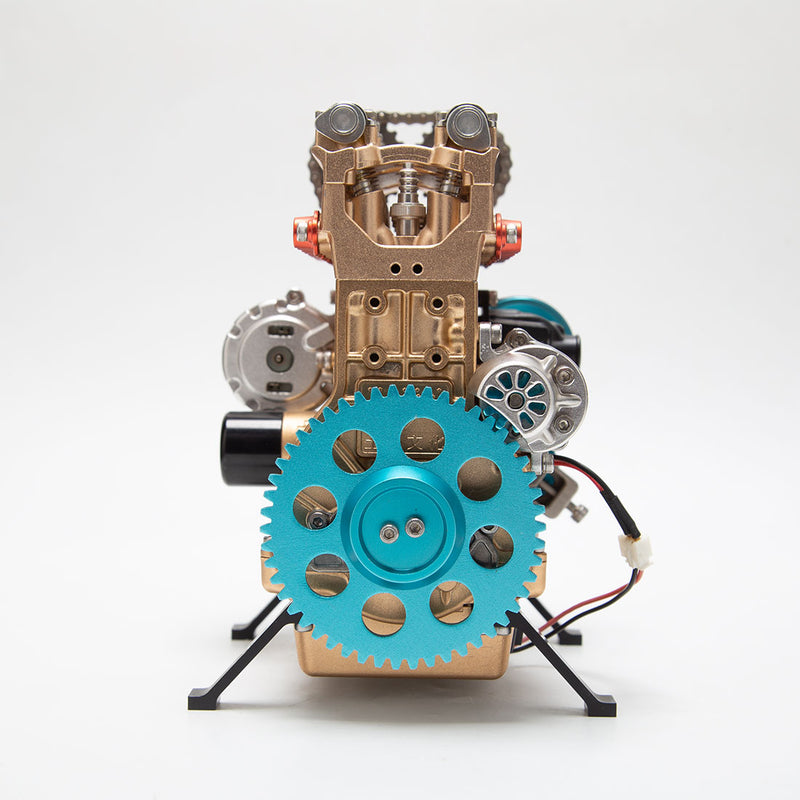 TECHING Build Your Own Inline 4 Cylinder Internal Combustion Assembled Engine - Used Engine - stirlingkit