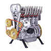 Teching Inline Four-Cylinder Full Aluminum Alloy Assembling Model Science Education Engine for Collection - stirlingkit