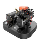 Toyan 4 Stroke Methanol RC Engine FS-S100A Set With Base And All Start Kits - stirlingkit