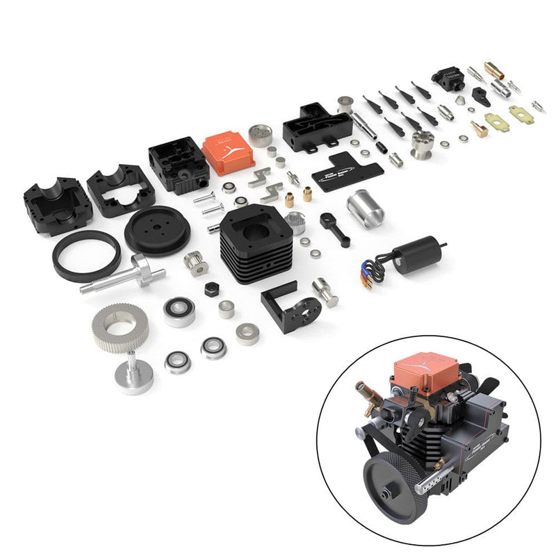 Toyan DIY Four Stroke Methanol RC Engine For RC Car Boat Plane FS-S100AC - stirlingkit