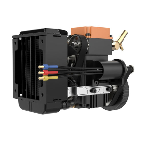 TOYAN FS-S100WA2 4 Stroke Methanol Engine Model With Water-cooled Pump Water-cooled Box - stirlingkit