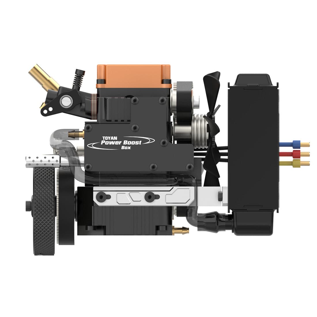TOYAN FS-S100WA2 4 Stroke Methanol Engine Model With Water-cooled Pump Water-cooled Box