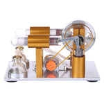 Two Cylinder Stirling Engine Kit Physics Experiment Generator Model - stirlingkit
